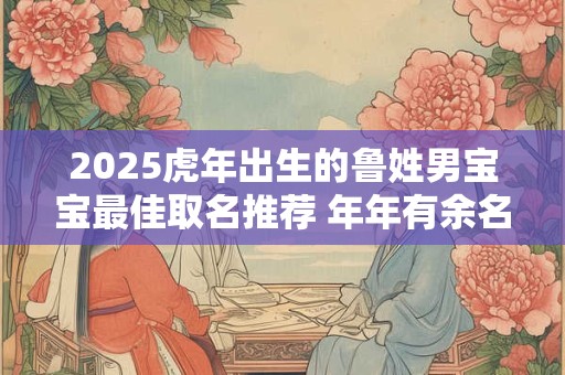 2025虎年出生的鲁姓男宝宝最佳取名推荐 年年有余名字大全