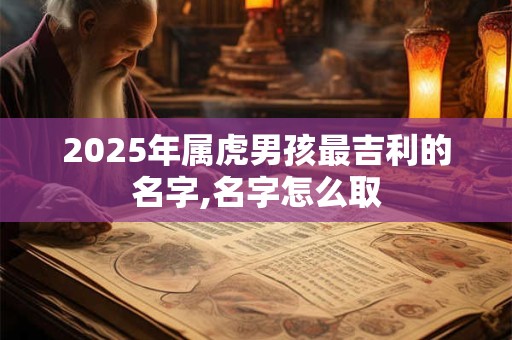2025年属虎男孩最吉利的名字,名字怎么取 2025年属虎男孩最吉利的名字,名字怎么取