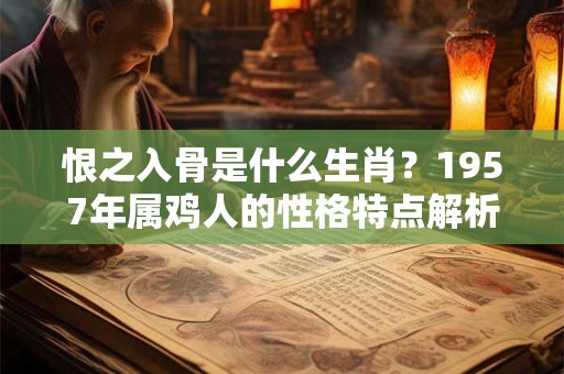 恨之入骨是什么生肖？1957年属鸡人的性格特点解析
