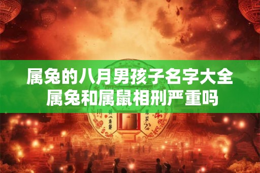 属兔的八月男孩子名字大全 属兔和属鼠相刑严重吗