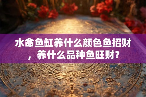 水命鱼缸养什么颜色鱼招财，养什么品种鱼旺财？