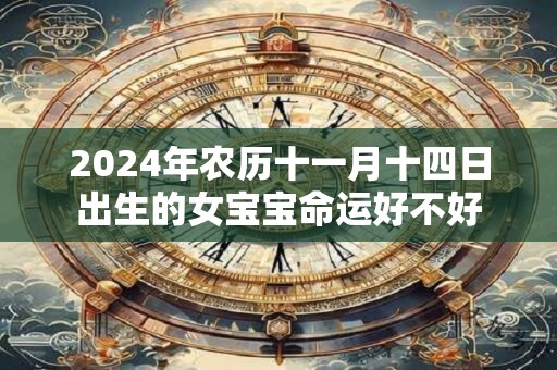 2024年农历十一月十四日出生的女宝宝命运好不好