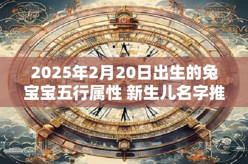 2025年2月20日出生的兔宝宝五行属性 新生儿名字推荐