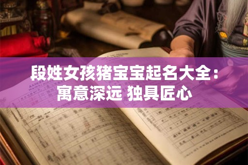 段姓女孩猪宝宝起名大全：寓意深远 独具匠心