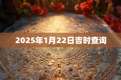 2025年1月22日吉时查询