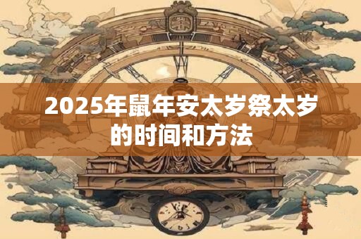 2025年鼠年安太岁祭太岁的时间和方法