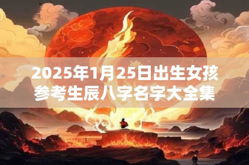 2025年1月25日出生女孩参考生辰八字名字大全集