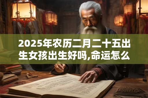 2025年农历二月二十五出生女孩出生好吗,命运怎么样？