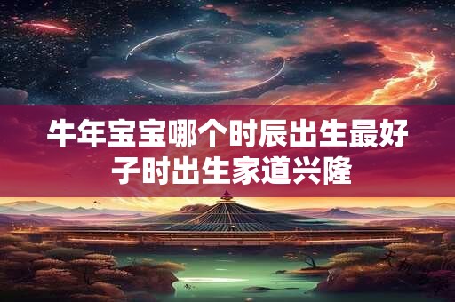 牛年宝宝哪个时辰出生最好 子时出生家道兴隆 牛年宝宝哪个时辰出生最好 子时出生家道兴隆