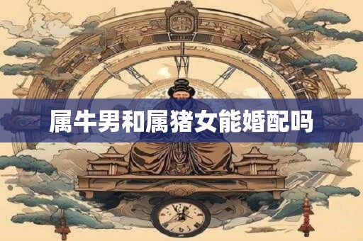 属牛男和属猪女能婚配吗