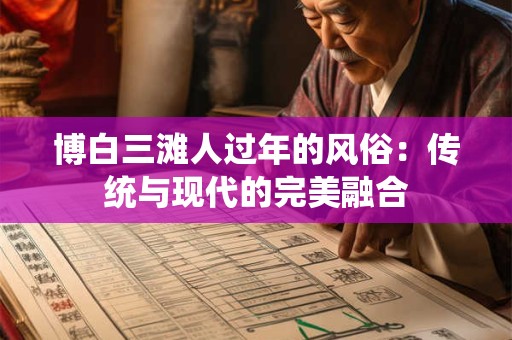 博白三滩人过年的风俗：传统与现代的完美融合