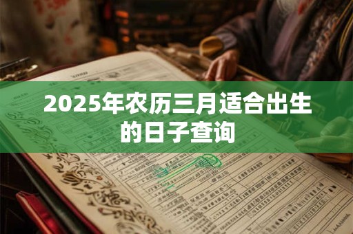 2025年农历三月适合出生的日子查询