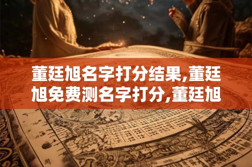 董廷旭名字打分结果,董廷旭免费测名字打分,董廷旭周易免费测名字打分