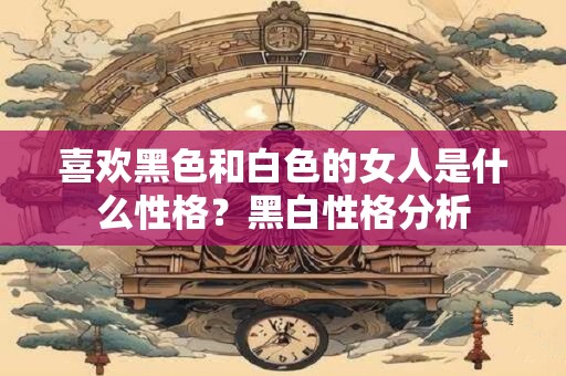 喜欢黑色和白色的女人是什么性格？黑白性格分析