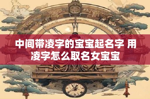 中间带凌字的宝宝起名字 用凌字怎么取名女宝宝