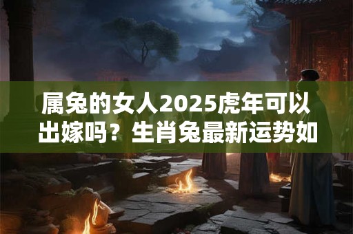 属兔的女人2025虎年可以出嫁吗？生肖兔最新运势如何