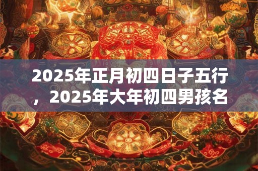 2025年正月初四日子五行,2025年大年初四男孩名字取名 2025年正月初四日子五行,2025年大年初四男孩名字取名