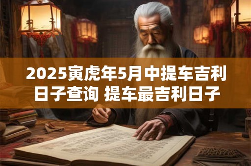 2025寅虎年5月中提车吉利日子查询 提车最吉利日子