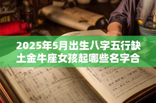 2026年5月出生八字五行缺土金牛座女孩起哪些名字合适? 2026年5月出生八字五行缺土金牛座女孩起哪些名字合适?