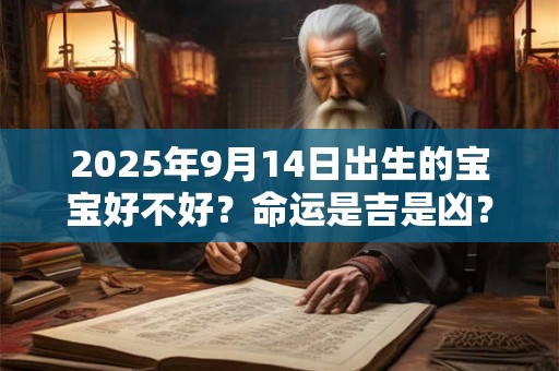 2025年9月14日出生的宝宝好不好？命运是吉是凶？