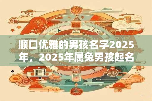 顺口优雅的男孩名字2025年，2025年属兔男孩起名宜用字