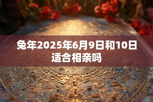 兔年2025年6月9日和10日适合相亲吗