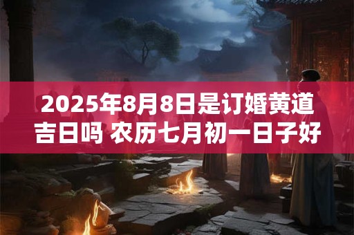 2025年8月8日是订婚黄道吉日吗 农历七月初一日子好吗