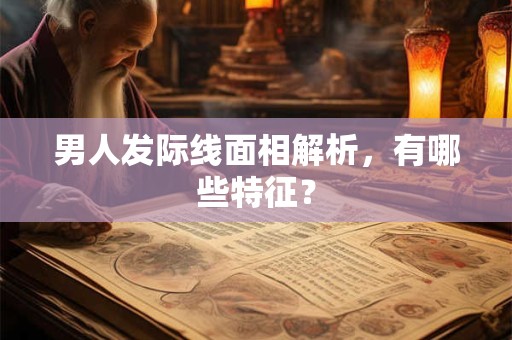 男人发际线面相解析，有哪些特征？