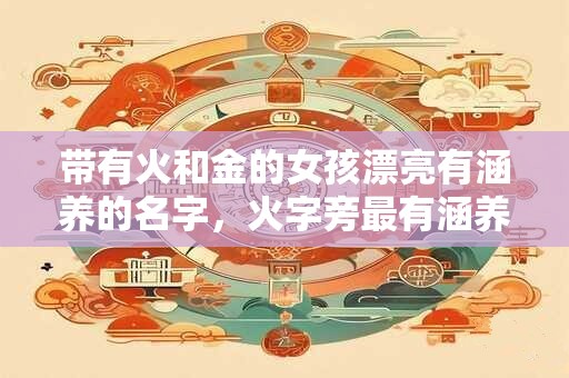 带有火和金的女孩漂亮有涵养的名字，火字旁最有涵养的字
