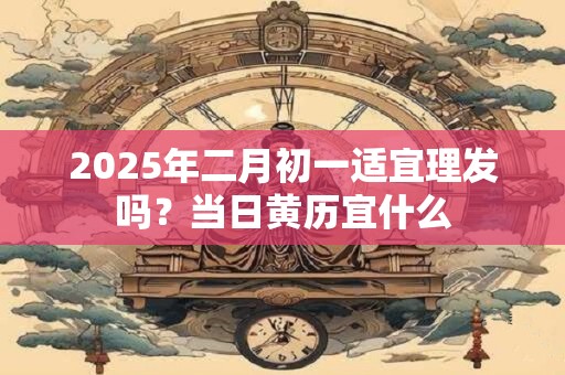 2025年二月初一适宜理发吗？当日黄历宜什么