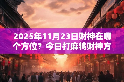 2025年11月23日财神在哪个方位？今日打麻将财神方位一览表