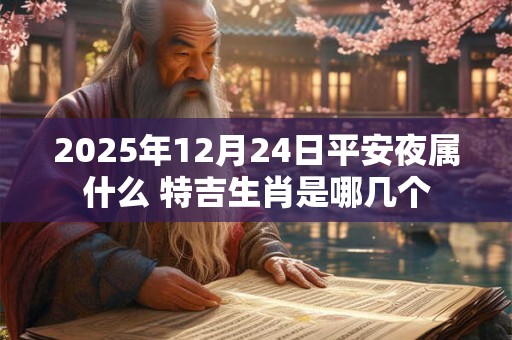 2025年12月24日平安夜属什么 特吉生肖是哪几个