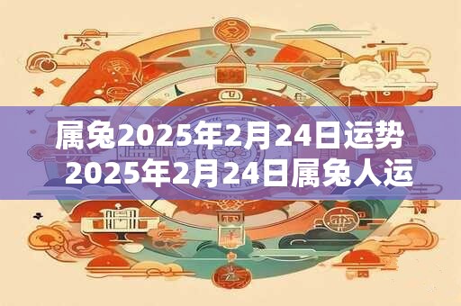 属兔2025年2月24日运势  2025年2月24日属兔人运势详解