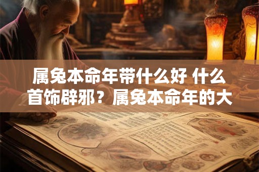 属兔本命年带什么好 什么首饰辟邪？属兔本命年的大忌