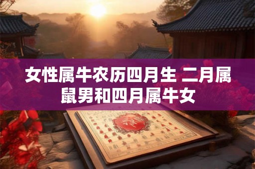 女性属牛农历四月生 二月属鼠男和四月属牛女