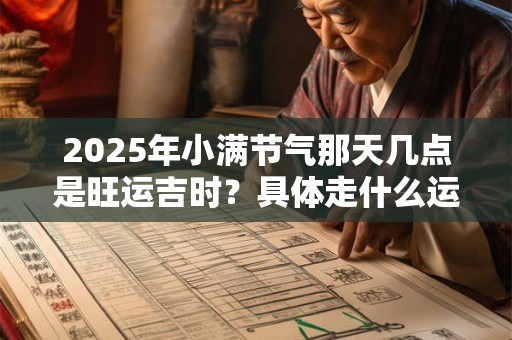 2025年小满节气那天几点是旺运吉时？具体走什么运？