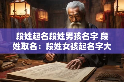 段姓起名段姓男孩名字 段姓取名：段姓女孩起名字大全