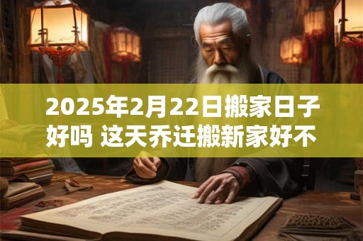 2025年2月22日搬家日子好吗 这天乔迁搬新家好不好