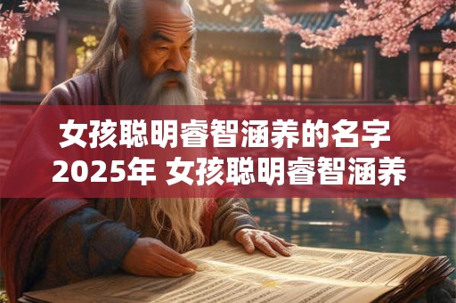女孩聪明睿智涵养的名字 2025年 女孩聪明睿智涵养的名字