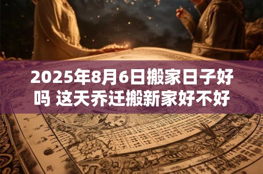 2025年8月6日搬家日子好吗 这天乔迁搬新家好不好