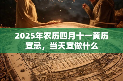 2025年农历四月十一黄历宜忌，当天宜做什么