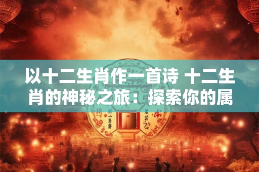以十二生肖作一首诗 十二生肖的神秘之旅：探索你的属相之力