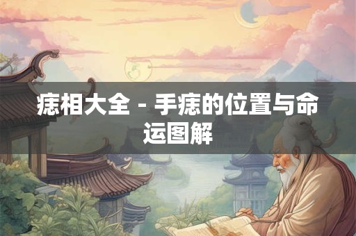 痣相大全 - 手痣的位置与命运图解