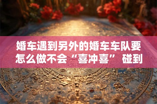 婚车遇到另外的婚车车队要怎么做不会“喜冲喜” 碰到下雨好不好