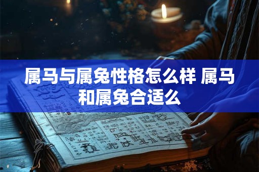 属马与属兔性格怎么样 属马和属兔合适么