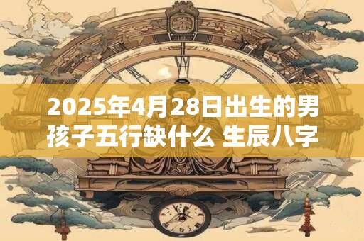 2025年4月28日出生的男孩子五行缺什么 生辰八字高分取名