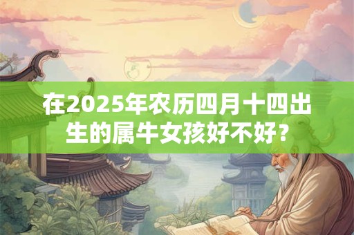 在2025年农历四月十四出生的属牛女孩好不好？