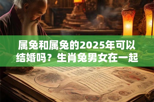 属兔和属兔的2025年可以结婚吗?生肖兔男女在一起合适不 属兔和属兔的2025年可以结婚吗?生肖兔男女在一起合适不