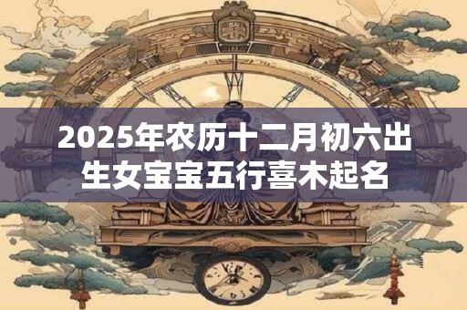 2025年农历十二月初六出生女宝宝五行喜木起名