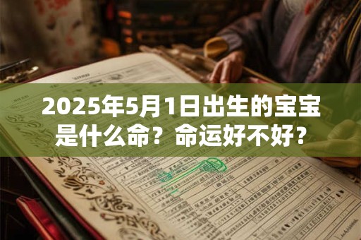 2025年5月1日出生的宝宝是什么命？命运好不好？